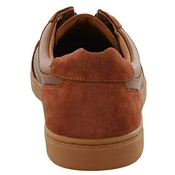Vionic Men's Mott Brok Leather Orthotic Arch Support Walking Shoes Dark Brown 10 - Picture 5 of 16